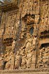 Détail du Retablo de la Asunción, Damián Forment, Nuestra Senora del Pilar, Saragosse, Espagne.