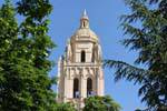 Haut de la tour qui mesure 88 mètres de haut, cathédrale de Santa María, Ségovie, Espagne.
