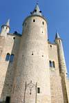 Tour Nord de l'Alcazar de Ségovie, Espagne.