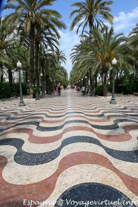 Alicante, Explanada de Espana - Espagne