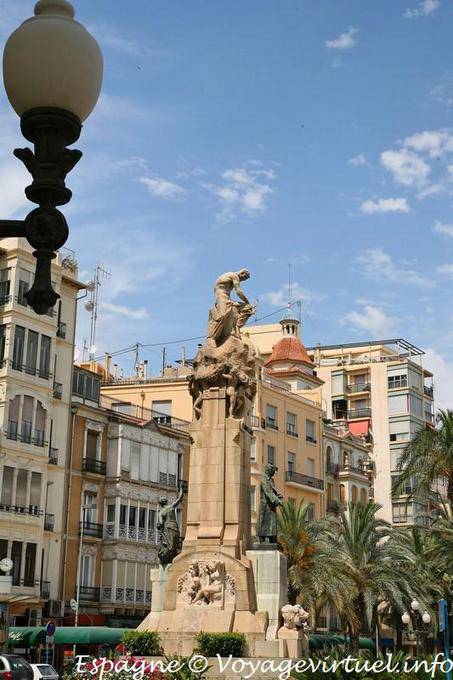 Alicante, Plaza Canalejas - Espagne