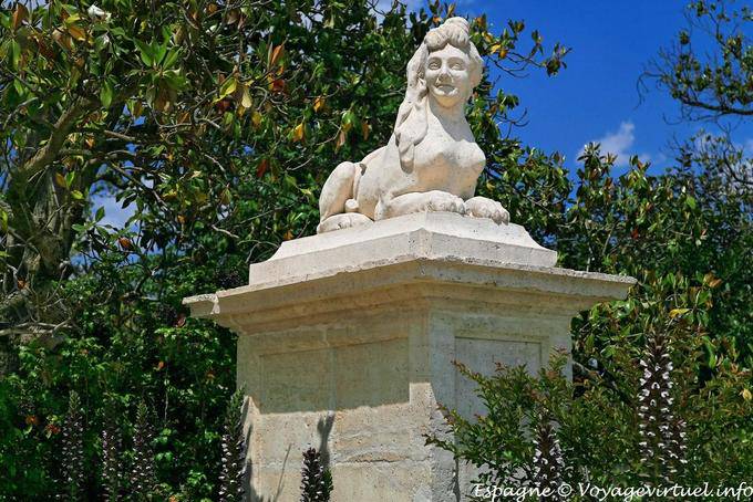 Femme-sphinx, Aranjuez, Jardin del Parterre - Espagne