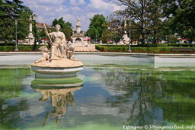 Statue de la Fuente de Ceres, Jardin del Parterre, Aranjuez - Espagne