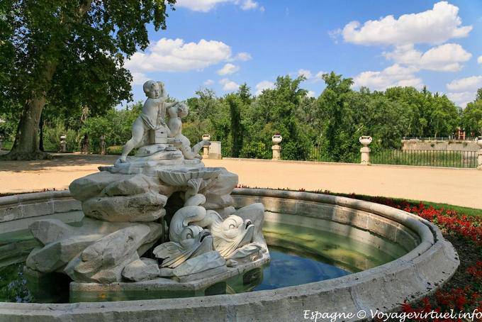 Fontaine sur les bords du Tage, Jardín de la Isla, Aranjuez - Espagne