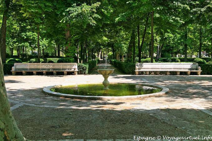 Fuente del Reloj, Jardín de la Isla, Aranjuez - Espagne
