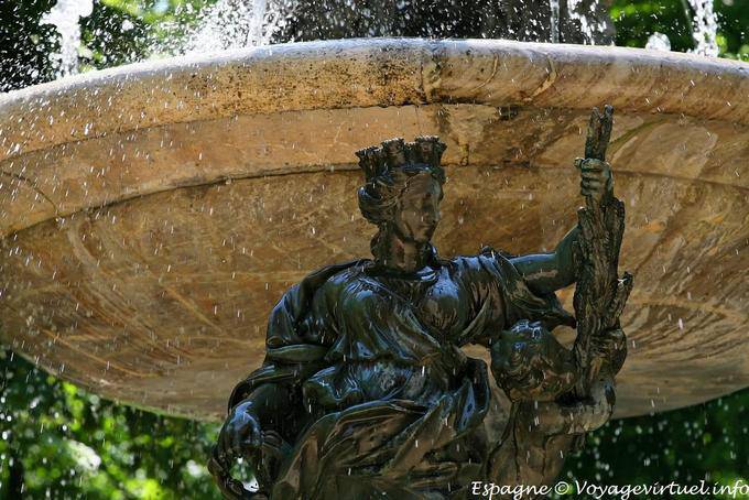 Statue de reine, Jardín de la Isla, Aranjuez - Espagne