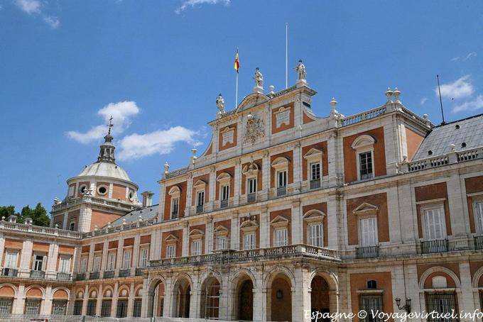 Façade intérieure du Palacio Real, Aranjuez - Espagne