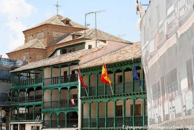 Chinchón, Plaza Mayor autre vue - Espagne