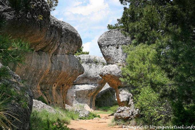 Ciudad Encantada, Passage, Valdecabras - Espagne