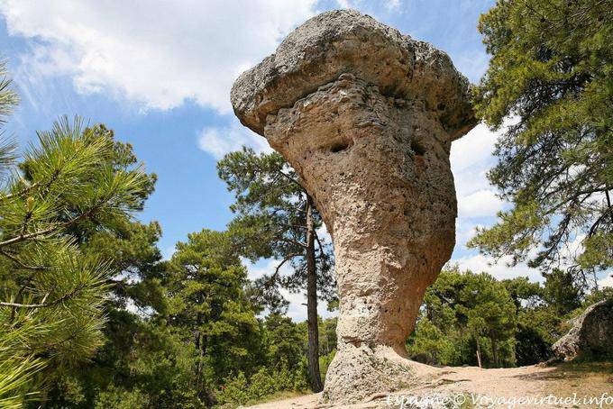 Ciudad Encantada, Valdecabras, champignon géant - Espagne