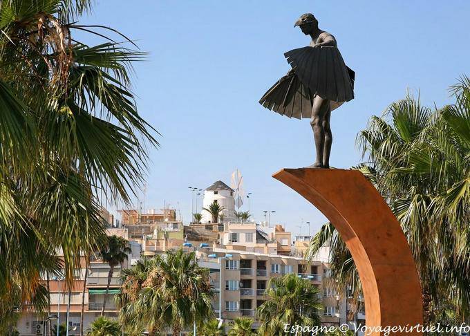 Costa Calida, Aguilas, le Moulin et Icare - Espagne