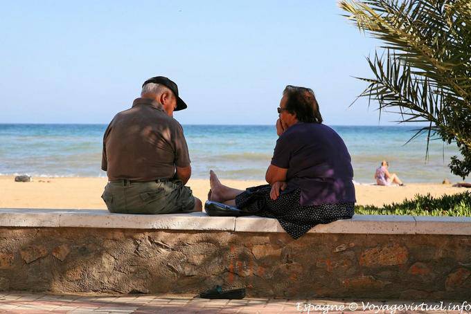 Costa Calida, Repos des anciens, Aguilas - Espagne