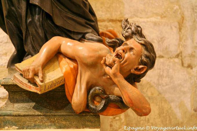 Cuenca, cathédrale NS de Gracia, chasse au Luthérien - Espagne