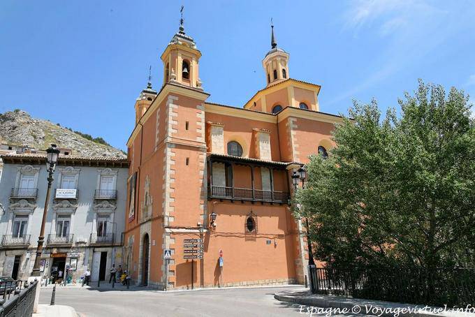 Cuenca, église orange - Espagne
