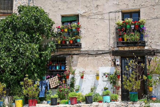 Cuenca, maison Fleurie - Espagne