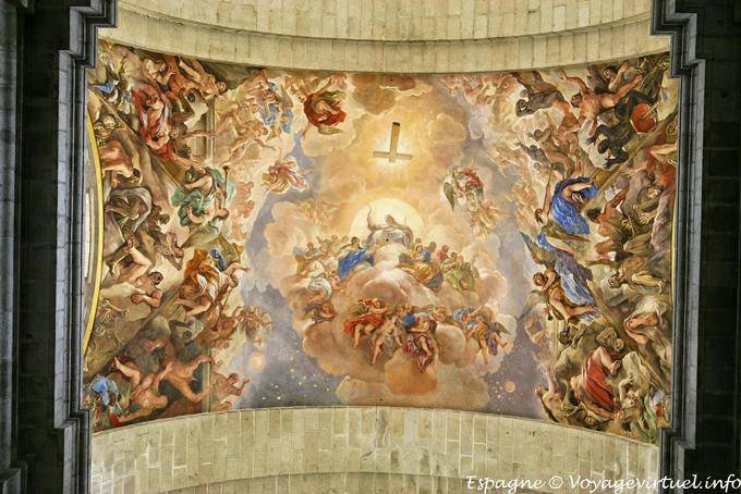 Escorial, Frescos Boveda de la Basilica - Espagne