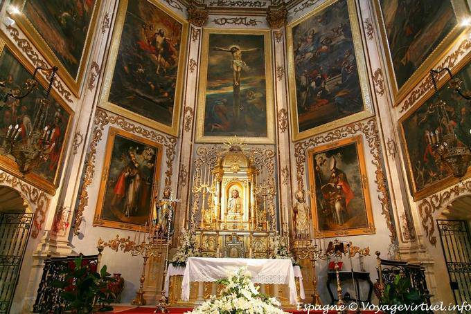 Lorca, autel de la Colegiata de San Patricio - Espagne