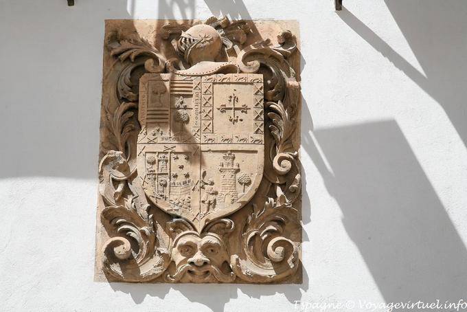 Lorca, blason sur mur - Espagne