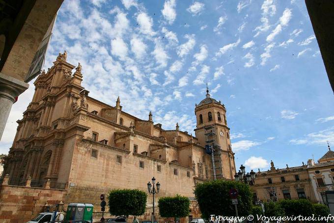 Lorca, Colegiata vue de côté - Espagne