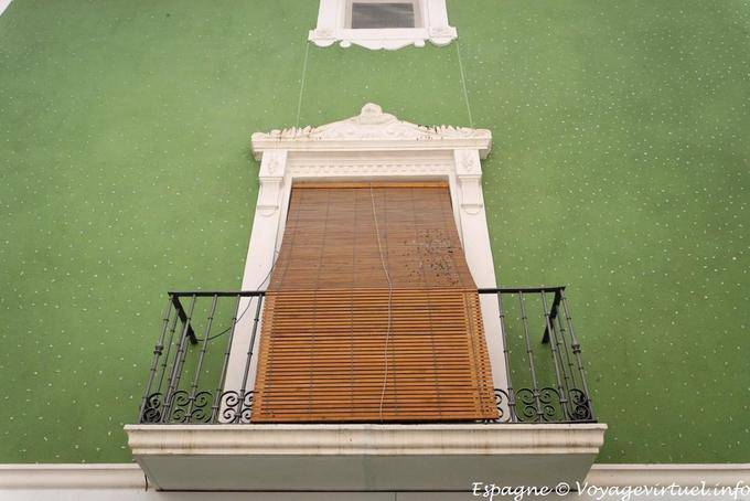 Lorca, façade verte aux étoiles - Espagne