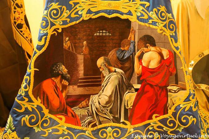 Lorca, Museo San Domingo, Mantelo Marsana Tesoros Paso Blanco - Espagne