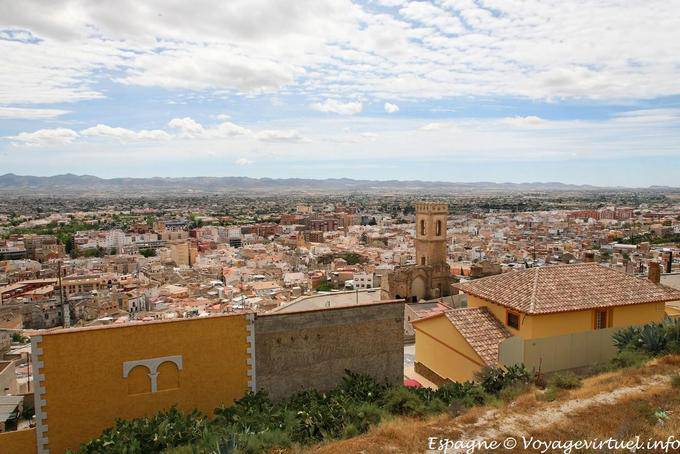 Lorca, Panorama depuis le Castillo - Espagne