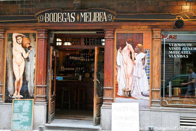 Madrid, Carrera San Jeronimo, Bodegas Melibea - Espagne