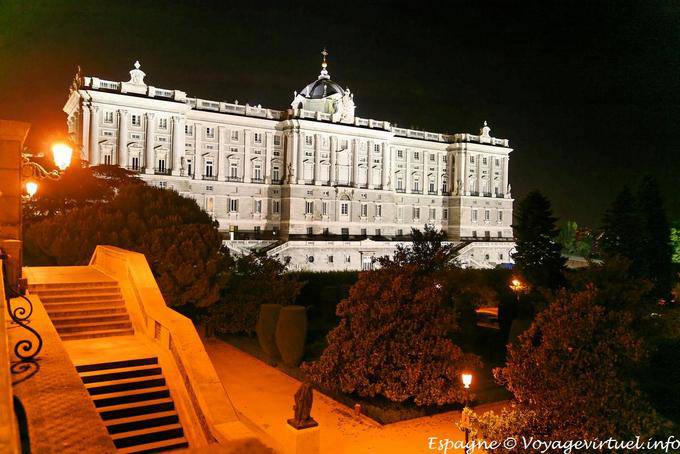 Madrid, Palacio Real et Jardin Sabatini - Espagne