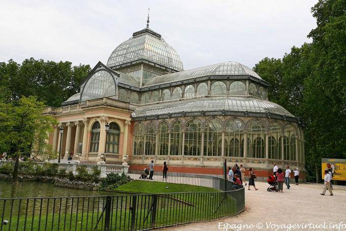 Madrid, Parque del Buen Retiro, Palacio de Cristal - Espagne