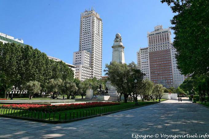 Madrid, Plaza de Espana, Edificio de Espana - Espagne