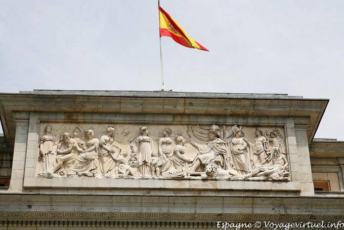 Fronton du Museo Nacional del Prado, Madrid - Espagne