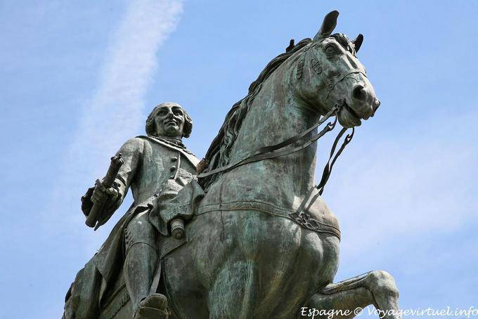 Monument au roi Carlos III, Puerta del Sol, Madrid - Espagne