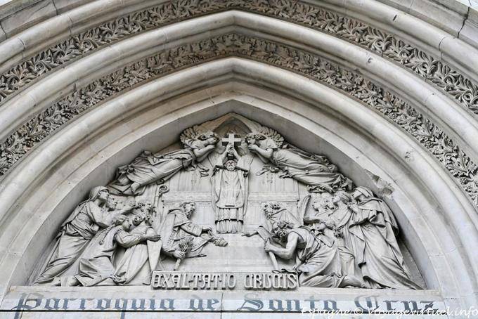 Fronton de l'église, Santa Cruz, Madrid - Espagne