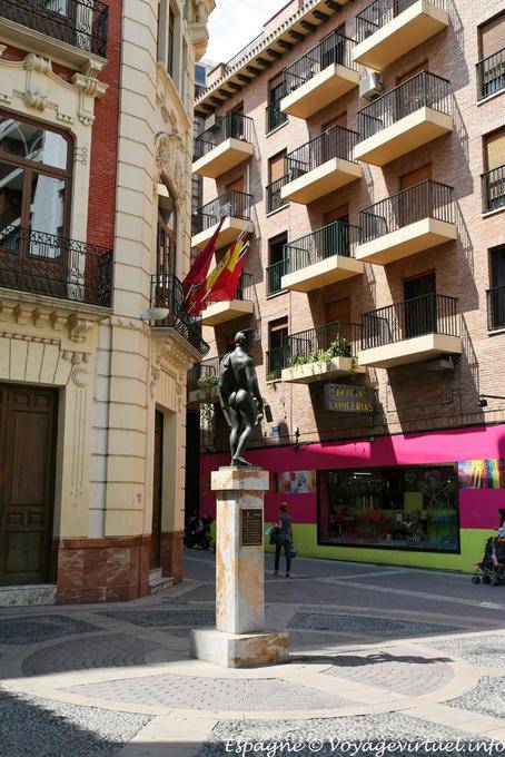 Murcia, placette de la ville - Espagne