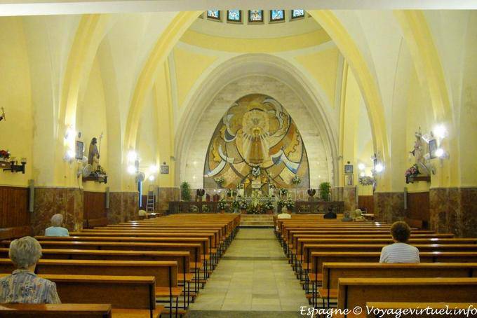 Santa Pola Tabarca, nef de l'église - Espagne