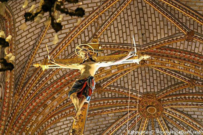 Tolède, Cathédrale, Christ de la Capilla Mayor - Espagne
