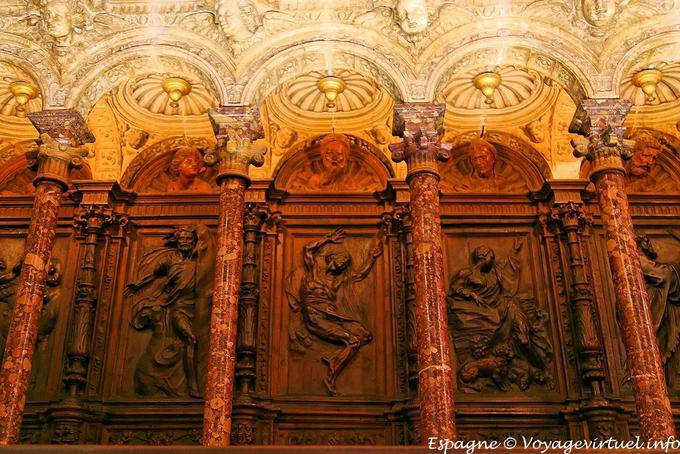 Tolède, Cathédrale, richesse des décorations - Espagne