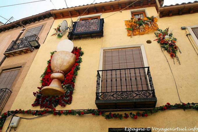 Tolède, décoration de façade - Espagne