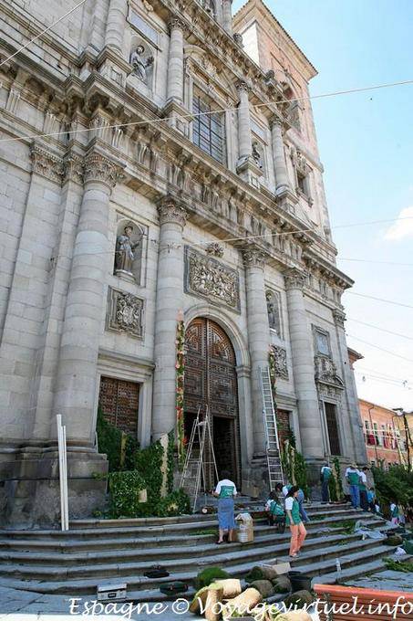 Tolède, façade de l'église Los Jesuitas - Espagne