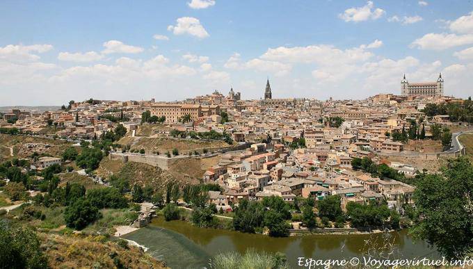 Tolède, Panorama depuis l'Ermita Virgen del Valle - Espagne