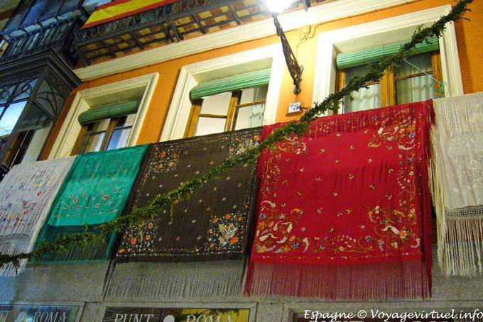 Tolède, décoration pour la Fête-Dieu - Espagne