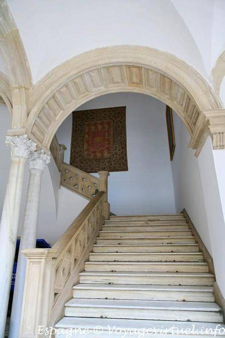 Úbeda, escalier de la Casa de Los Torres - Espagne