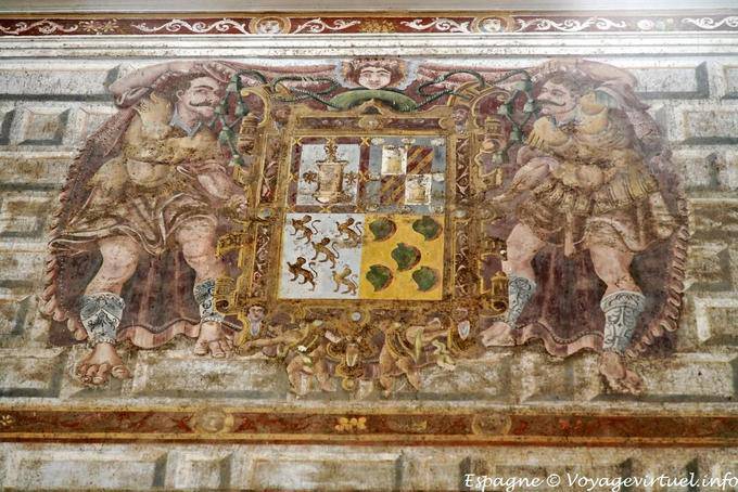 Úbeda, peinture murale, Hospital de Santiago - Espagne