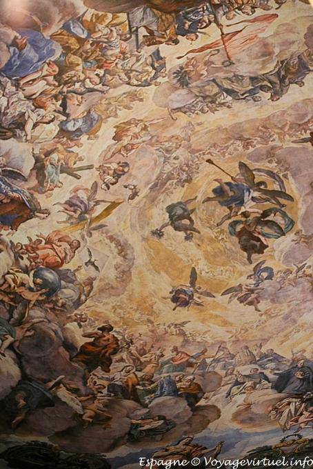 Valencia, Cathédrale, plafond de la Chapelle du Santo Caliz - Espagne