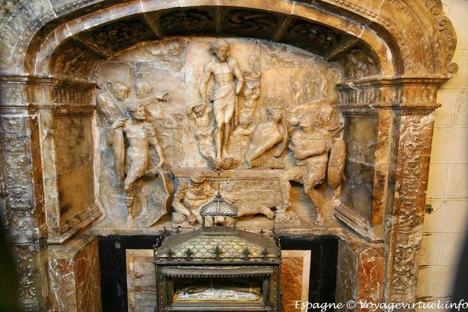 Valencia, cathédrale, reliquaire et marbre poli - Espagne