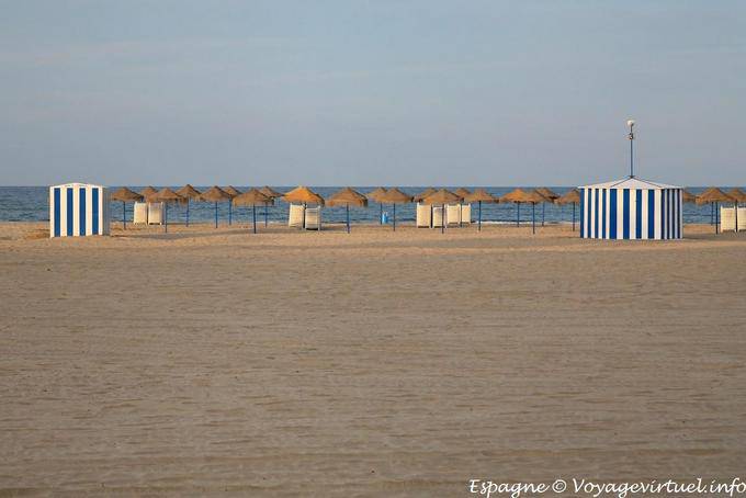 Valencia, plage Levante - Espagne