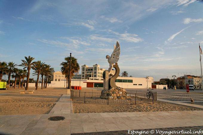 Valencia, place derrière la plage - Espagne