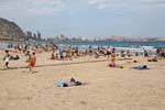 Playa del Postiguet, Alicante, Espagne.
