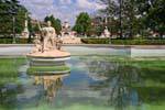 Statue de la Fuente de Ceres, Jardin del Parterre, Aranjuez, Espagne.