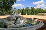 Fontaine sur les bords du Tage, Jardín de la Isla, Aranjuez, Espagne.